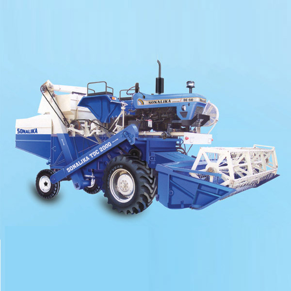 Tractor Mounted Combine Harvester